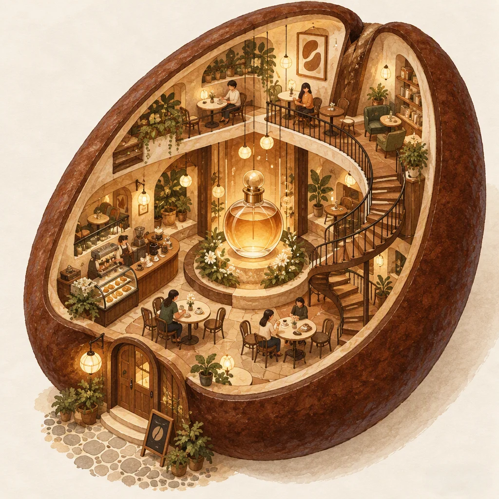 Cutaway cafe world